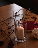 ARIAMOTION Hurricane Candle Holder for Pillar Glass Cylinder Vase Modern Rustic ... - Image 5