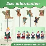 Queekay 13 Pieces Fairy Garden Miniature Accessories 6 Pcs Mini Fairy Figurines ... - Image 3