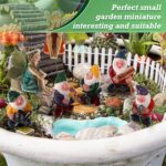 Queekay 13 Pieces Fairy Garden Miniature Accessories 6 Pcs Mini Fairy Figurines ... - Image 5