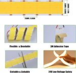 JOYLIT 30MM Wide COB LED Strip Lights 24V Cool White 6000K 16.4FT/5M 8000LEDs 22... - Image 5