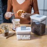 Felli Premium Tite Airtight Storage Container Set, 3 Pack - Clear Plastic Canist... - Image 4