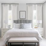 Pinch Pleated White Curtains 84 Inches Long for Living Room, Modern 100% Blackou... - Image 6