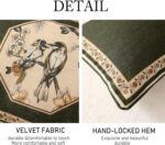ISAENNE Design Linen Chinoiserie Lumbar Throw Pillow Covers 12"x28", Farmhouse C... - Image 4