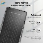 Adewalk 5000W Solar Lights Outdoor - 7000K LED Solar Street Lights Outdoor with ... - Image 4