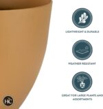 The HC Companies 16 Inch Topanga Decorative Round Planter - Lightweight Premium ... - Image 4