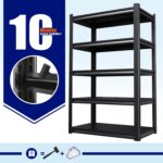 71" H-35 W Garage Shelving Heavy Duty Storage Shelves, Metal Adjustable Shelving... - Image 8