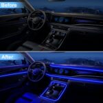 Interior Car LED Lights with Wireless APP/RF Remote Control, RGB 6 in 1 Ambient ... - Image 6