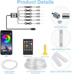 Interior Car LED Lights with Wireless APP/RF Remote Control, RGB 6 in 1 Ambient ... - Image 8