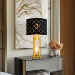 RORIANO Set of 2 Modern Table Lamps for Living Room Bedroom with USB C+A, Rustic... - Image 5