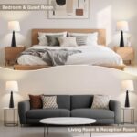 Seealle Modern Table Lamps Set of 2 - Touch Bedside Lamp for Nightstand with Dua... - Image 5