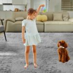 Ultra Soft Rug for Living Room, 6X9 Fluffy Shag Area Rug for Bedroom, Modern Sha... - Image 6