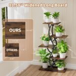 Plant Stand Indoor with Grow Lights - 44" Tall Corner Plant Stands for Indoor Pl... - Image 3