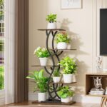 Plant Stand Indoor with Grow Lights - 44" Tall Corner Plant Stands for Indoor Pl... - Image 7