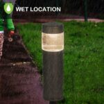 hykolity Low Voltage Landscape Lights, 3W 120LM 12V-15V LED Round Bollard Light,... - Image 5