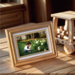 5x7 Picture Frame Matted to 4x7 - Thickened and Widened, Mortise & Tenon, USA Na... - Image 3