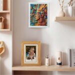 5x7 Picture Frame Matted to 4x7 - Thickened and Widened, Mortise & Tenon, USA Na... - Image 4