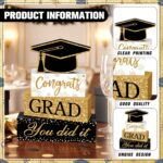 Cinnvoice 4 Pcs Graduation Table Decor 2026 Congrats Grad Centerpiece Class of 2... - Image 5