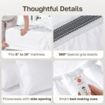 California Design Den Luxury 800 Thread Count King Size Sheets Set - 100% Cotton... - Image 5