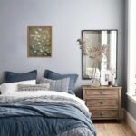 Framed Flock of Birds Canvas Wall Art, Vintage Minimalist Abstract Landscape Pai... - Image 6