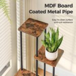 Bamworld Plant Stand Indoor Tall Plant Shelf for Multiple Plants Corner Plant Ta... - Image 6