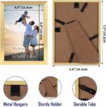 Hoikwo 18 Packs 5x7 Gold Multi Plastic Picture Frames Set with Plastic Cover for... - Image 3