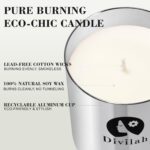 English Pear&Freesia Scented Candles, 65 Hour Long Lasting Non Toxic Natural Soy... - Image 3