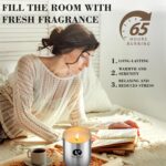 English Pear&Freesia Scented Candles, 65 Hour Long Lasting Non Toxic Natural Soy... - Image 5