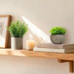 AUUGUU Artificial Potted Plants Faux Greenery in Cement Pots for Shelf, Bookshel... - Image 3