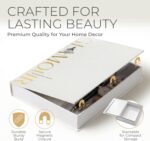 Decorative Books for Home Decor – Black & White Linen Faux Books for Decoration:... - Image 6