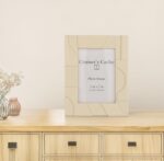 Cruiser’s Caché Modern Designer Bone-Resin Photo or PIcture Frame | 5"x7" Geomet... - Image 5