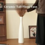 Ceramic Tall Floor Vase, 29" Tall Terracotta Large Decorative Vases for Rustic M... - Image 3