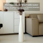 Ceramic Tall Floor Vase, 29" Tall Terracotta Large Decorative Vases for Rustic M... - Image 4