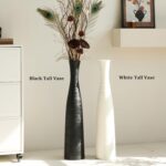 Ceramic Tall Floor Vase, 29" Tall Terracotta Large Decorative Vases for Rustic M... - Image 8