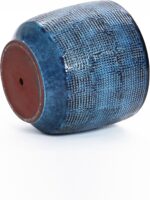 LuxenHome 15.75" Dia Large Ceramic Pots for Plants, Teal Blue Glazed Planters fo... - Image 7