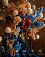 Ling's moment Fake Flowers Box, Faux Artificial Greenery Stems Foam Roses Garden... - Image 5