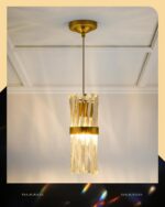Ken & Ricky Pendant Lights Kitchen Island Gold 3 Pack,Crystal Pendant Lighting O... - Image 3