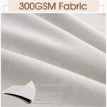 Hokibero Custom Made Curtains 2 Panels Set Faux Linen Curtains for Bedroom Nurse... - Image 4