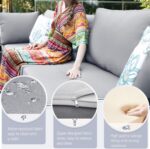 BULEXYARD 9 Pcs Highback Patio Furniture Set with Firepit, High-End Outdoor Sect... - Image 4