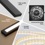 BesLowe 2-Pack 31.75inch Long Outdoor Wall Lights, Modern LED Exterior Lighting ... - Image 4