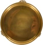 Round Clawfoot Dish — by Alice Lane Home Collection — Gold — for Home Decor, Can... - Image 4