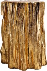 A&B Home Nature Wood Texture Inspired, End Table Side Table Living Room Furnitur... - Image 4