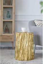 A&B Home Nature Wood Texture Inspired, End Table Side Table Living Room Furnitur... - Image 11