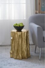 A&B Home Nature Wood Texture Inspired, End Table Side Table Living Room Furnitur... - Image 15