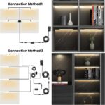 Black Shelf Lights, LED Bookcase Lighting Compatible with Alexa, WiFi Dimmable 2... - Image 4