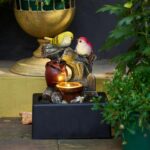 TERESA'S COLLECTIONS Tabletop Water Fountain Outdoor for Home Decor, Birds Statu... - Image 4