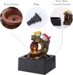 TERESA'S COLLECTIONS Tabletop Water Fountain Outdoor for Home Decor, Birds Statu... - Image 6