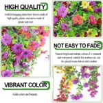 Artificial Hanging Morning Glory Flowers,4PCS Realistic Artificial Hanging Flowe... - Image 5
