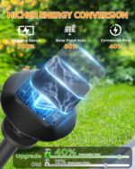 ALEPOD Solar Pathway Lights Outdoor - 10 Pack Solar Powered Garden Lights Waterp... - Image 4
