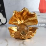 Pearl Oyster Statues Home Decor Living Room Decor Coffee Table Sculpture Bedroom... - Image 5