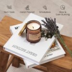 M&SENSE Lemon Vanilla Scented Christmas Candle Gift, Aromatherapy Candle Set for... - Image 5